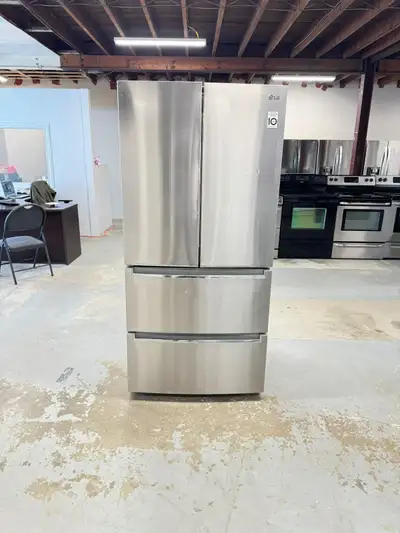 stainless fridge 33" LG 4 doors KL Sudbury Appliances, View more