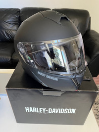 XL flat black Harley mod helmet