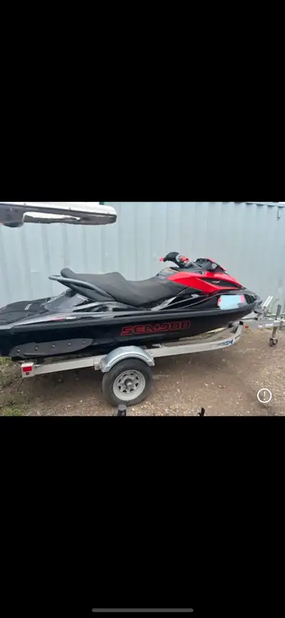 Sea doo rxtx 260 new battery fires right up, selling for a friend 44 hours can sell with a trailer