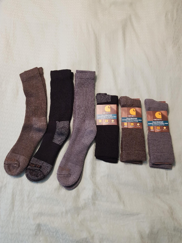 Carhartt Warm Winter Socks, 65% Merino Wool, Made in USA, L/XL. in Men's Shoes in Edmonton