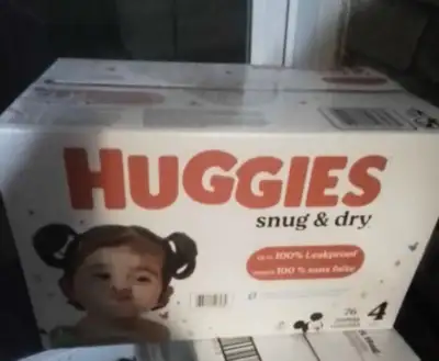 Huggies sizes 4-76 count, View more