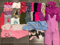 sz 24mo -2T winter lot including MEC snow jacket EUC / snowpants