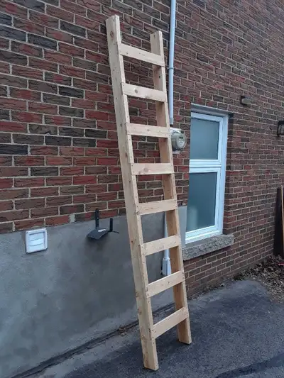 wooden ladder , View more