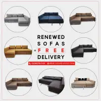 Sectional sofa beds in any color + Free delivery