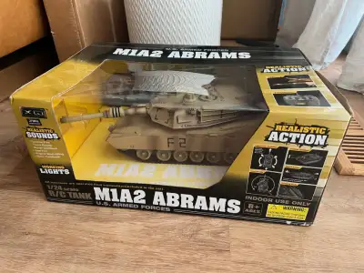 M1A2 Abrams 27Mhz 1:24 scale R/C Tank, View more
