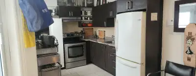 Large bedroom for rent on the top floor of a triplex in a beautiful and renovated, sunny plateau apa...