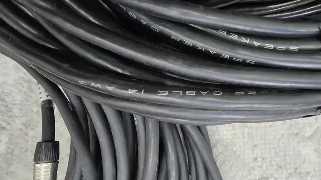 Professional speaker cables, 100 Ft each  in Performance & DJ Equipment in Oakville / Halton Region - Image 9