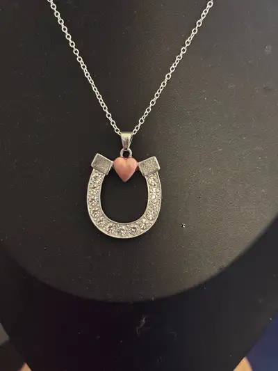 Horseshoe Necklace, View more