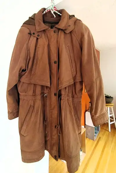 Women's Leather Coat, View more