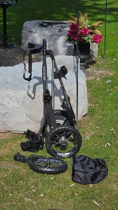 BAG BOY 3 Wheel Golf Clubs Bag Push Cart, View more