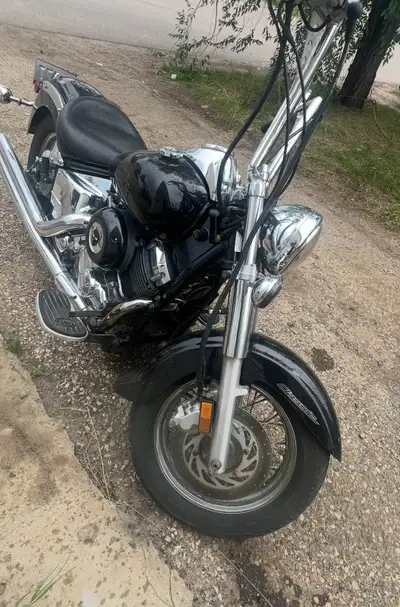 For Sale: 2008 Yamaha V-Star 650 • 650cc • Good condition • Loud aftermarket exhaust • High-rise han...