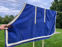 Horse stable sheet - open front