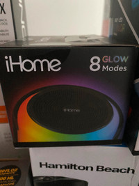 Brand new unopened iHome 8 glow mode Bluetooth speaker !