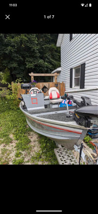 14 foot alumincraft fishing boat