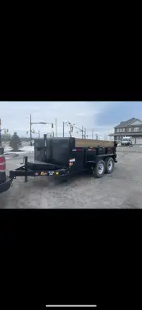 2020 7 ton 6.5x12 Miska dump trailer 