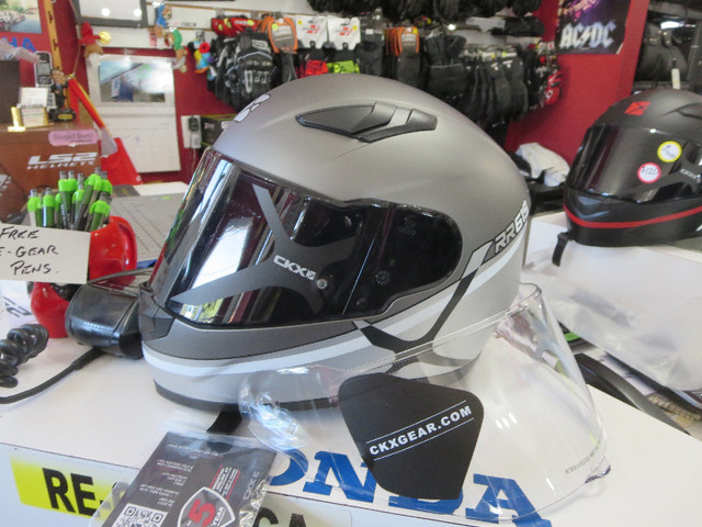 CKX RR619 Motorcycle Helmet 2 Visors RE GEAR Oshawa Other