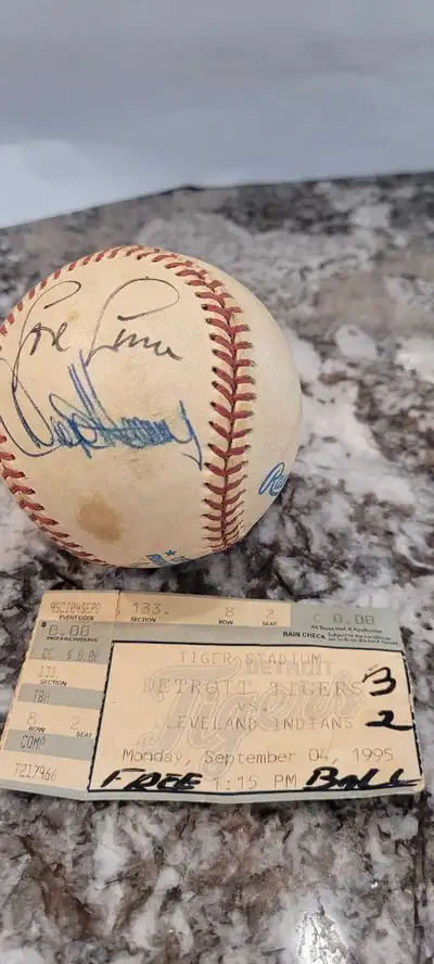 Signed Baseball, View more