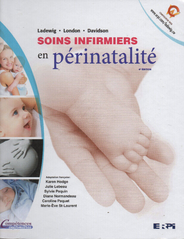 Soins infirmiers en périnatalité 4è édition +CODE dans Manuels  à Longueuil/Rive Sud