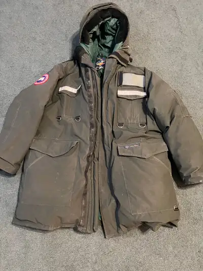 Snow goose of Canada winter jacket, View more