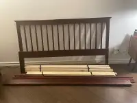 Free solid wood bed frame