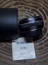 Old Manual Lenses: 2X Tele-Converter for Minolta MD