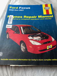 HAYNES 2000 - 2007 FORD FOCUS REPAIR MANUAL #M1305