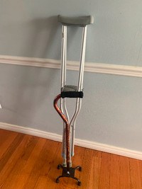 Walking cane and crutches