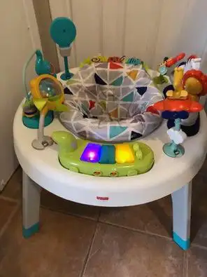 Fisher Price exersaucer $45, activity center exerciser, View more
