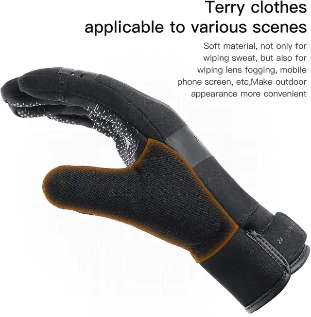 Winter Ski Skate Sport Gloves Waterproof For Men Women Warm Snow in Ski in Ottawa - Image 7