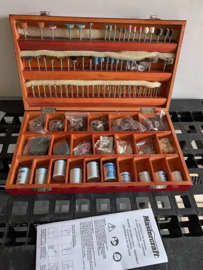 Mastercraft 500 piece accessories set for  rotary tool, View more