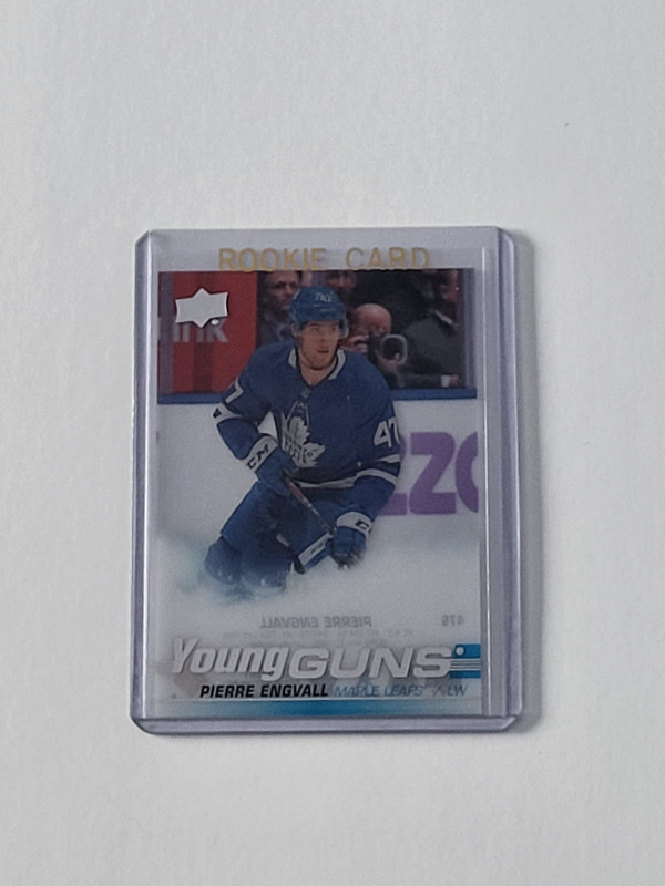 Upper Deck 2019-20 Pierre Engvall Young Guns Clear Cut # 476 in Arts & Collectibles in Laval / North Shore