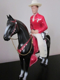 1950's Hartland plastic cowboy and horse
