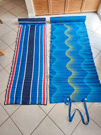 2 for $12 - Padded beach mats with pillows – camping, picnic