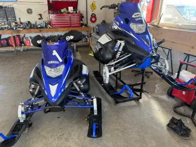2009, 2010 Yamaha nytro’s, one is an RTX SE, and one is an XTX. Well maintained, clean, respected sl...