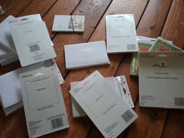15 paquets de Cartes de remerciement à vendre NEUF dans Autre  à Lévis - Image 2