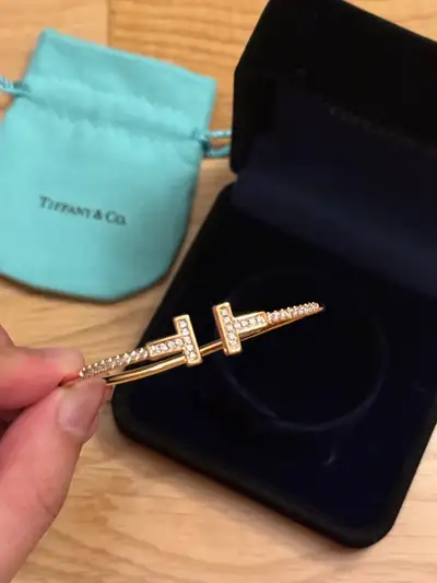 Tiffany full diamond bracelet , View more