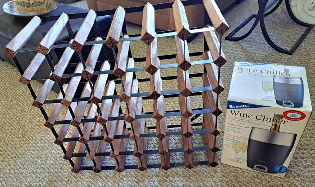 White Wine Lover's Package-Rack/Breville Chiller in Storage & Organization in Kitchener / Waterloo - Image 2