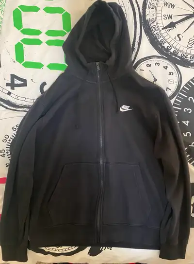Black Nike Full Zip Hoodie, View more