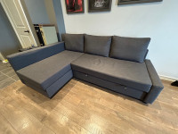 IKEA FRIHETEN - Couch with Pull Out Sleeper