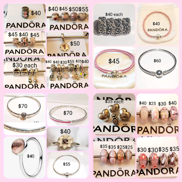 Authentic Pandora Charms, Pendants, Rings and Bracelets in Jewellery & Watches in City of Toronto