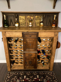 Antique Belgian wine rack