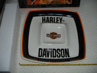 Harley Davidson Platter, craft and playing cards