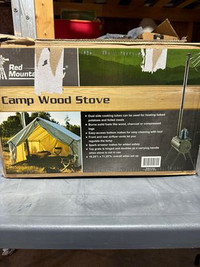 Wood burning camp stove
