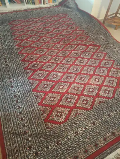 Red Persian Carpet- Moving Sale, View more