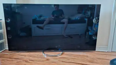 Sony 4k 65"inch TV with remote and 4 3D glasses, View more