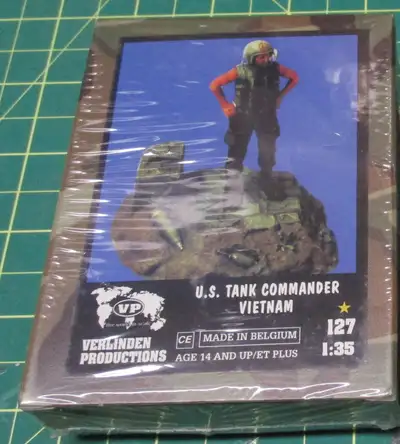 Verlinden # 127 1/35 U.S. Tank Commander - Vietnam Resin Kit, View more