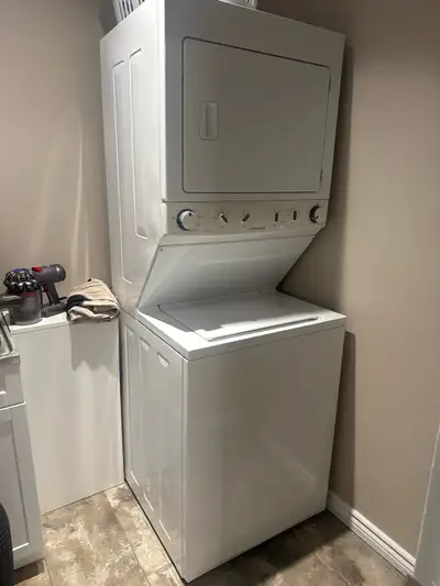 Frigidaire stackable washer/dryer, View more