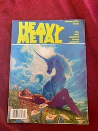 EARLY ISSUES OF HEAVY METAL MAGAZINES