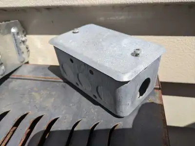 Steel Electrical Device Utility Box with Knockouts & Cover Plate, View more
