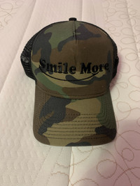 Smile more camo hat